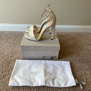 Jimmy Choo Misty 120mm Latte Size 38.5